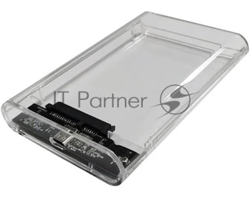 Внешний корпус для HDD/SSD AgeStar 3UB2P6C SATA III пластик прозрачный 2.5