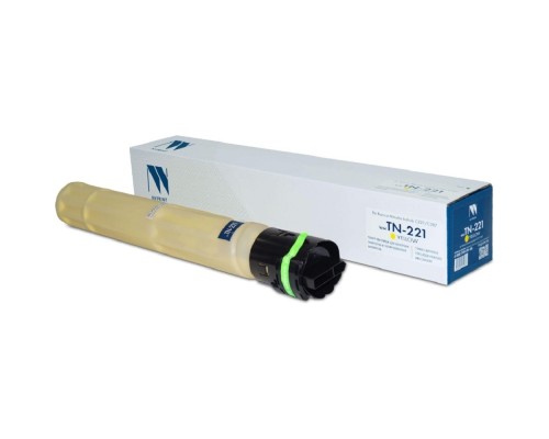 [Расходные материалы] Тонер-картридж NVP совместимый NV-TN-221 Yellow для Konica Minolta bizhub C227/C287 (21000k)