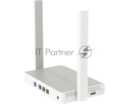 Роутер беспроводной Keenetic Extra (KN-1713) с Mesh Wi-Fi 5 AC1200, 4-портовым Smart-коммутатором и многофункциональным портом USB