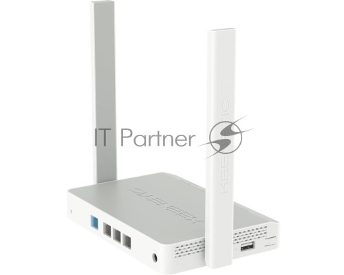 Роутер беспроводной Keenetic Extra (KN-1713) с Mesh Wi-Fi 5 AC1200, 4-портовым Smart-коммутатором и многофункциональным портом USB