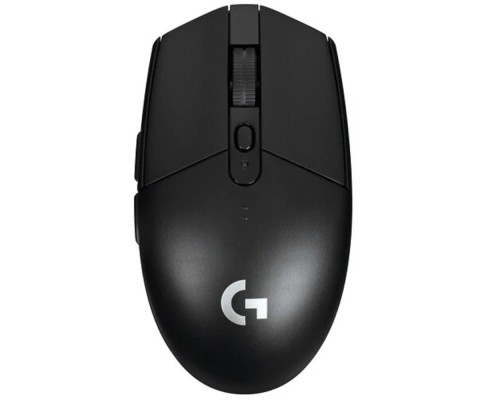 [Мышь] 910-005284/910-005286  Logitech G304 Lightspeed мышь оптическая (12000dpi), беспроводная, черный USB (5but)