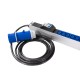Блок силовых розеток Rem Rem-32, IEC 60320 С13 х 36, IEC 60320 С19 х 6, вход IEC 309, шнур 3 м, 1 863мм, однофазный 32А, автомат + индикатор, серый, 2