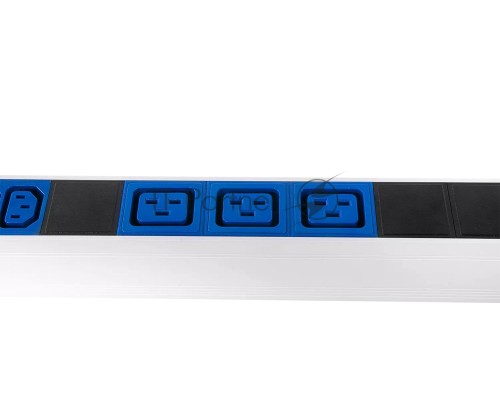 Блок силовых розеток Rem Rem-32, IEC 60320 С13 х 36, IEC 60320 С19 х 6, вход IEC 309, шнур 3 м, 1 863мм, однофазный 32А, автомат + индикатор, серый, 2