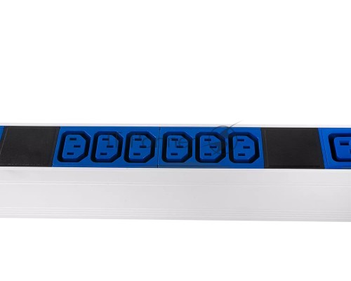 Блок силовых розеток Rem Rem-32, IEC 60320 С13 х 36, IEC 60320 С19 х 6, вход IEC 309, шнур 3 м, 1 863мм, однофазный 32А, автомат + индикатор, серый, 2