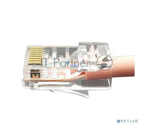 Разъем легкой оконцовки Hyperline PLEZ-8P8C-U-C6 RJ-45 (8P8C) под витую пару, категория 6 (50 µ