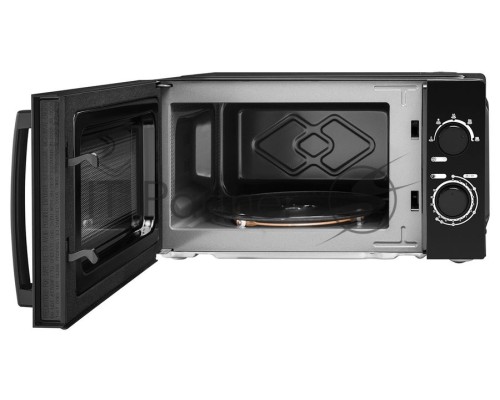 Микроволновая печь Hyundai HYM-M2008 черный, 20 л, 700 Вт, переключатели - поворотный механизм