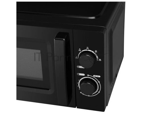 Микроволновая печь Hyundai HYM-M2008 черный, 20 л, 700 Вт, переключатели - поворотный механизм
