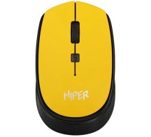 Мышь HIPER беспроводная HOMW-085 {1600dpi, желтый, USB, 4кнп}