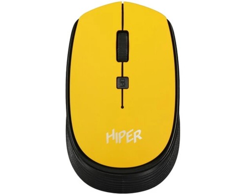 [Мышь] Мышь HIPER беспроводная HOMW-085 {1600dpi, желтый, USB, 4кнп}
