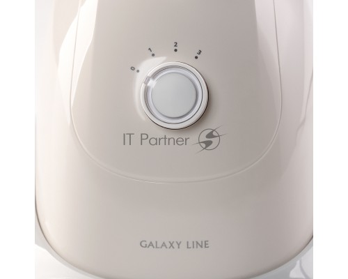 Отпариватель Galaxy Line GL 6212, бежевый, стационарный, 1800 Вт, объем контейнера для воды 1 л, 3 режима отпаривания