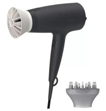 Фен Philips/ Фен Philips, мощность 1600 Вт, 3 скорости, холодный вохдух, 2 насадки, диффузор, цвет черный