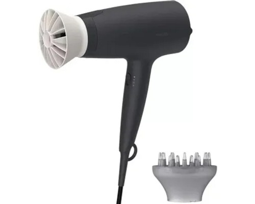 [Фен] Фен Philips/ Фен Philips, мощность 1600 Вт, 3 скорости, холодный вохдух, 2 насадки, диффузор, цвет черный