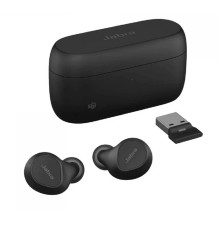 Наушники с микрофоном Jabra Evolve 2 Buds черный внутриканальные BT в ушной раковине (20797-999-999)