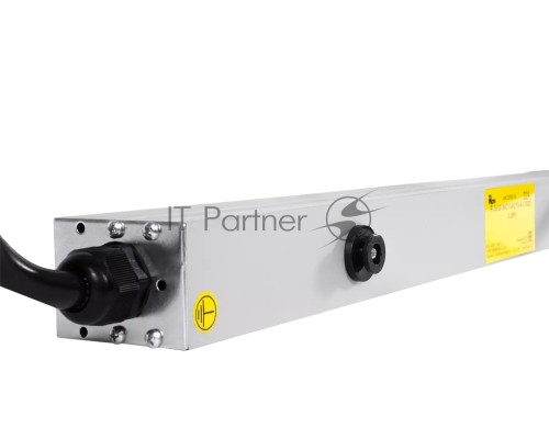 Блок силовых розеток Rem Rem-16, IEC 60320 С13 х 36, IEC 60320 С19 х 6, вход IEC 320 C20, 1 463мм, однофазный 16А, выключатель, серый, без шнура