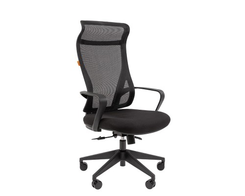 [Офисные кресла] Офисное кресло Chairman CH577 черный пластик, черный (7161716)