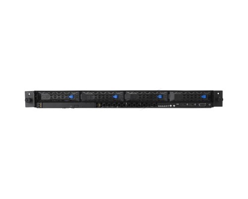 Серверная платформа ASUS RS700-E10-RS4U 1x SFF8643 + 2x SFF8654x8, 4x trays (4x NVMe/SAS/SATA on the backplane, 4 NVMe to m/b), 1x OCP 3.0, 2x X710-AT2 10G, DVD-RW, 2x 800W