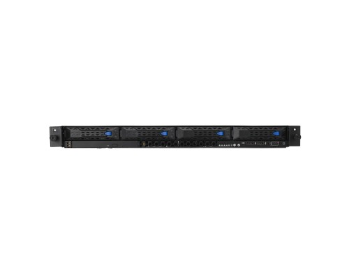 Серверная платформа ASUS RS700-E10-RS4U 1x SFF8643 + 2x SFF8654x8, 4x trays (4x NVMe/SAS/SATA on the backplane, 4 NVMe to m/b), 1x OCP 3.0, 2x X710-AT2 10G, DVD-RW, 2x 800W