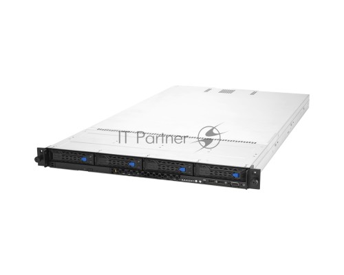 Серверная платформа ASUS RS700-E10-RS4U 1x SFF8643 + 2x SFF8654x8, 4x trays (4x NVMe/SAS/SATA on the backplane, 4 NVMe to m/b), 1x OCP 3.0, 2x X710-AT2 10G, DVD-RW, 2x 800W