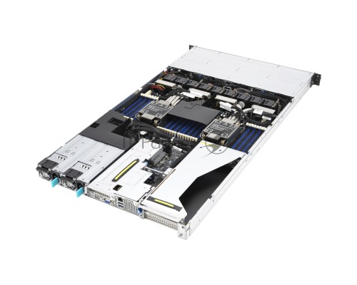 Серверная платформа ASUS RS700-E10-RS4U 1x SFF8643 + 2x SFF8654x8, 4x trays (4x NVMe/SAS/SATA on the backplane, 4 NVMe to m/b), 1x OCP 3.0, 2x X710-AT2 10G, DVD-RW, 2x 800W