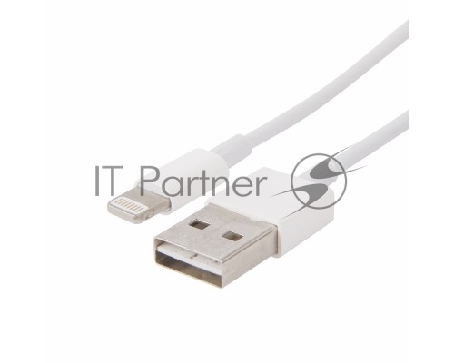Кабель для iPhone 5/6/7 моделей  с 2-сторонним разъемом USB 1 м белый REXANT
