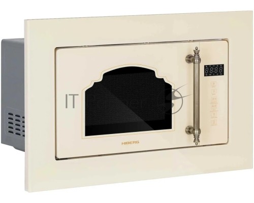 Микроволновая печь HIBERG VM 6502 YR Мощность микроволн (Вт): 1080, Объем (л): 20, Тип управления: Сенсорное, Керамическое дно; Без поворотного стола; Дисплей: Да, Гриль: Да, встраиваемая