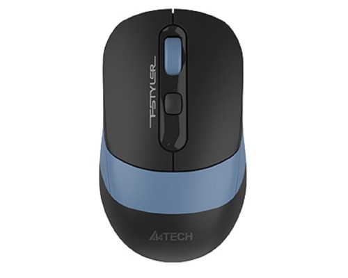 [Мышь] Мышь беспроводная A4Tech Fstyler FB10CS black/blue (оптическая, silent, BT/Radio, USB, 4but, 2000dpi)(FB10CS USB ASH BLUE)