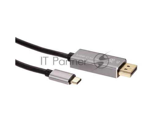 Кабель-адаптер USB Type-Cm --> DP1.4v (m) 8K@60Hz, 1.8m , Alum Shell,VCOM <CU480MC-1.8M>