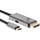 Кабель-адаптер USB Type-Cm --> DP1.4v (m) 8K@60Hz, PD 100W,1.8m , Alum Shell,VCOM <CU480MCPD-1.8M>