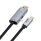 Кабель-адаптер USB Type-Cm --> DP1.4v (m) 8K@60Hz, PD 100W,1.8m , Alum Shell,VCOM <CU480MCPD-1.8M>