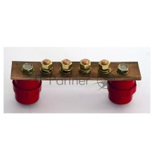Комплект заземления для шкафов (шина заземления+винты) Hyperline TGRB-SET (упак.:1шт)