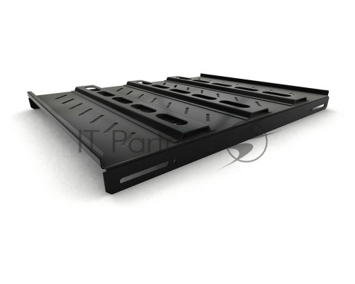 Полка стационарная Hyperline TSH3H-650-RAL9004 1U нагр.:100кг. 19