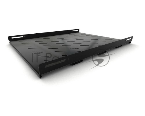 Полка стационарная Hyperline TSH3H-650-RAL9004 1U нагр.:100кг. 19