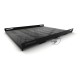 Полка стационарная Hyperline TSH3H-650-RAL9004 1U нагр.:100кг. 19