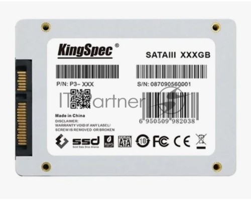 Накопитель SSD Kingspec 512Gb SATA III P3-512 2.5