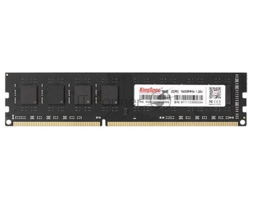 Оперативная память Kingspec 8Gb DDR3L 1600MHz KS1600D3P13508G RTL PC3-12800 CL11 DIMM 240-pin 1.35В