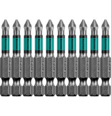 Набор бит Kraftool 26124-1-50-10,  шестигранный (1/4HEX - E),  10шт