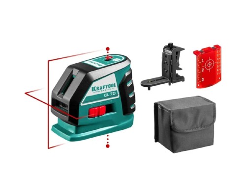 [Клещи ] Нивелир лазерн. Kraftool 34660-2 цв.луч. красный 2луч.