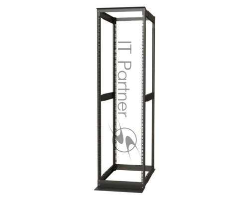 Стойка двухрамная Hyperline ORK2A-4268-RAL9005 42U 550ммX850мм 1000кг черный