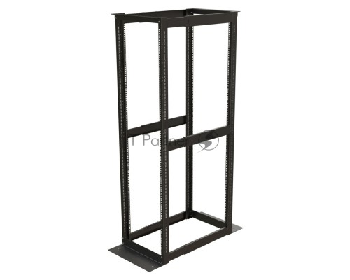 Стойка двухрамная Hyperline ORK2A-4268-RAL9005 42U 550ммX850мм 1000кг черный