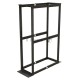 Стойка двухрамная Hyperline ORK2A-4268-RAL9005 42U 550ммX850мм 1000кг черный
