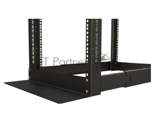 Стойка двухрамная Hyperline ORK2A-4268-RAL9005 42U 550ммX850мм 1000кг черный