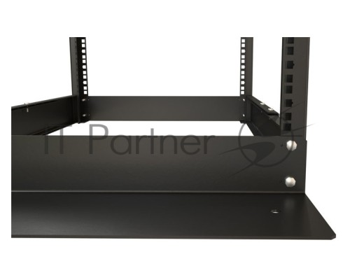 Стойка двухрамная Hyperline ORK2A-4268-RAL9005 42U 550ммX850мм 1000кг черный