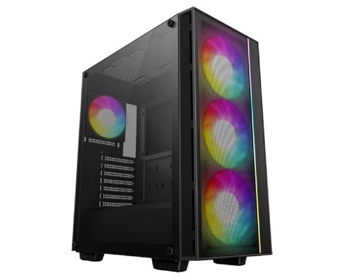 [Корпус] Deepcool MATREXX 55 MESH V4 Black (ATX, ARGB, без БП, 2xUSB3.2 Type-A) (R-MATREXX55-BKAGA4-G-4)