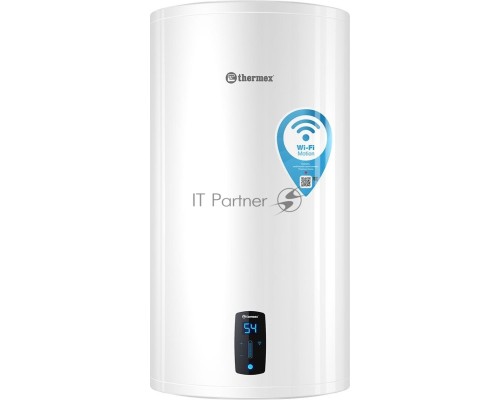 Водонагреватель Thermex Lima 80 V Wi-Fi 2кВт 80л электрический настенный/белый