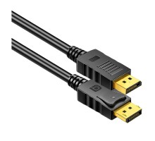Bion Кабель DisplayPort v1.2, 20M/20M, 3840x2160@30Hz, экран, 1 м, черный, позолоченные контакты [BXP-CC-DP-010]