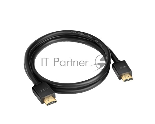 Кабель GCR 1.0m HDMI 1.4, 30/30 AWG, позолоченные контакты, FullHD, Ethernet 10.2 Гбит/с, 3D, 4Kx2K, экран Кабель GCR 1.0m HDMI 1.4, 30/30 AWG, позолоченные контакты, FullHD, Ethernet 10.2 Гбит/с, 3D, 4Kx2K, экран