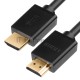 Кабель GCR 1.0m HDMI 1.4, 30/30 AWG, позолоченные контакты, FullHD, Ethernet 10.2 Гбит/с, 3D, 4Kx2K, экран