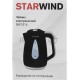 Чайник электрический Starwind SKP2316 1.7л. 2200Вт черный/серый (корпус: пластик)