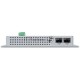 Коммутатор PLANET WGS-5225-8P2S IP30, IPv6/IPv4, L2+ 8-Port 10/100/1000T 802.3at PoE + 2-Port 1G/2.5G SFP Wall-mount Managed Switch (-40~75 degrees C, dual power input on 48-56VDC terminal block and power jack, ERPS Ring, 1588, Modbus TCP, ONVIF, SNMPv3,