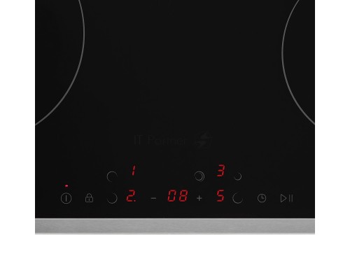 Электрическая варочная панель Krona CELLO 60 BL/S шириной встраивания 60 см станет идеальным решением для кухонь, выполненных в современных стилях. Модель оснащена 4 зонами сверхбыстрого нагрева Hi-Light с увеличением одной зоны до 180 мм и таймером авто